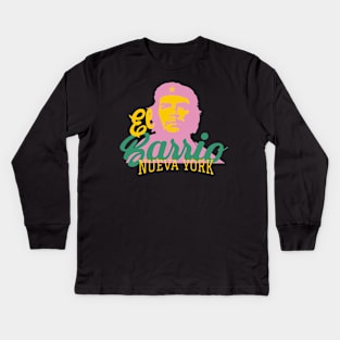 New York El Barrio  -  Spanish Harlem  - El Barrio  NYC Che Guevara Kids Long Sleeve T-Shirt